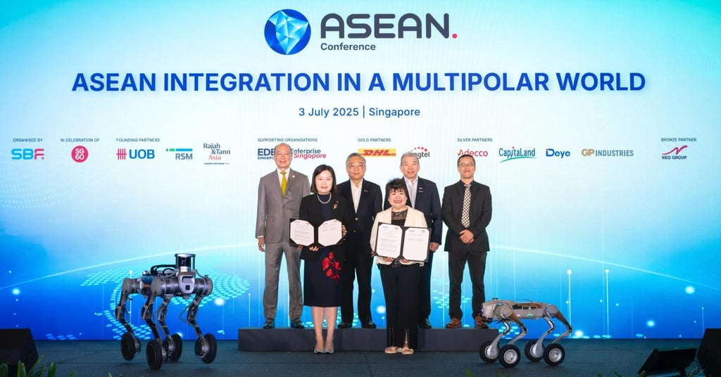 UOB Hong Kong signed a memorandum of understanding with the Hong Kong Trade Development Council last July that reinforces Hong Kong’s role as a gateway for trade and investment between the Greater Bay Area and Asean. Photo: UOB