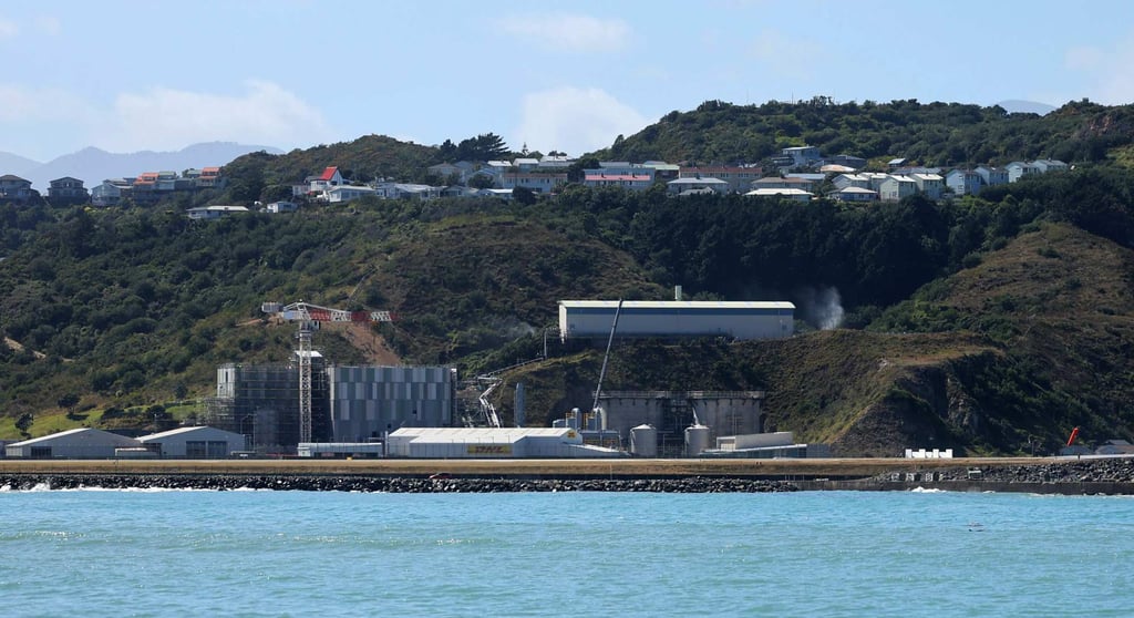 A breakdown at the Moa Point waste water treatment plant, seen here on Monday, has caused millions of litres of untreated sewage to be pumped into Cook Strait each day. Photo: AFP A breakdown at the Moa Point waste water treatment plant, seen here on Monday, has caused millions of litres of untreated sewage to be pumped into Cook Strait each day. Photo: AFP