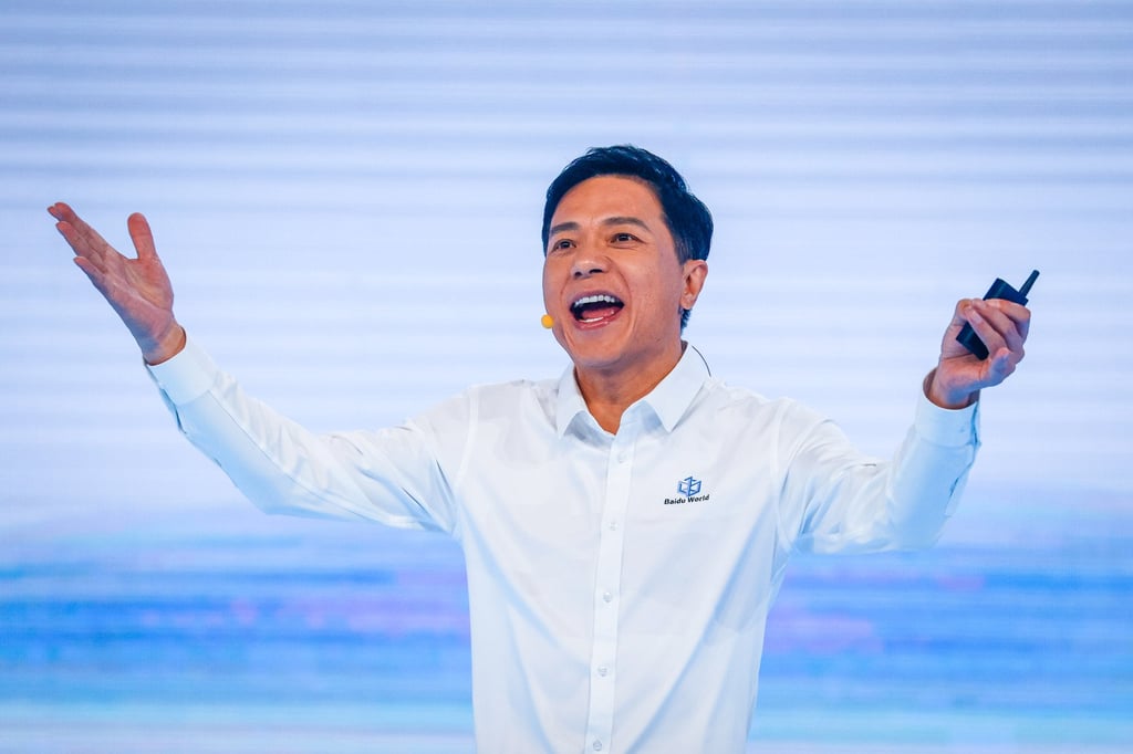 Baidu CEO Robin Li pictured in October 2023. Photo: EPA-EFE Baidu CEO Robin Li pictured in October 2023. Photo: EPA-EFE