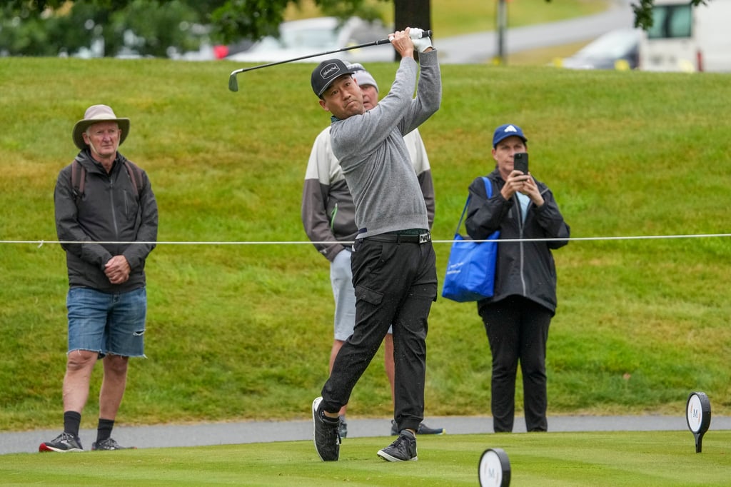 Kevin Na in action during round one of the 105th New Zealand Open. Photo: Asian Tour Kevin Na in action during round one of the 105th New Zealand Open. Photo: Asian Tour