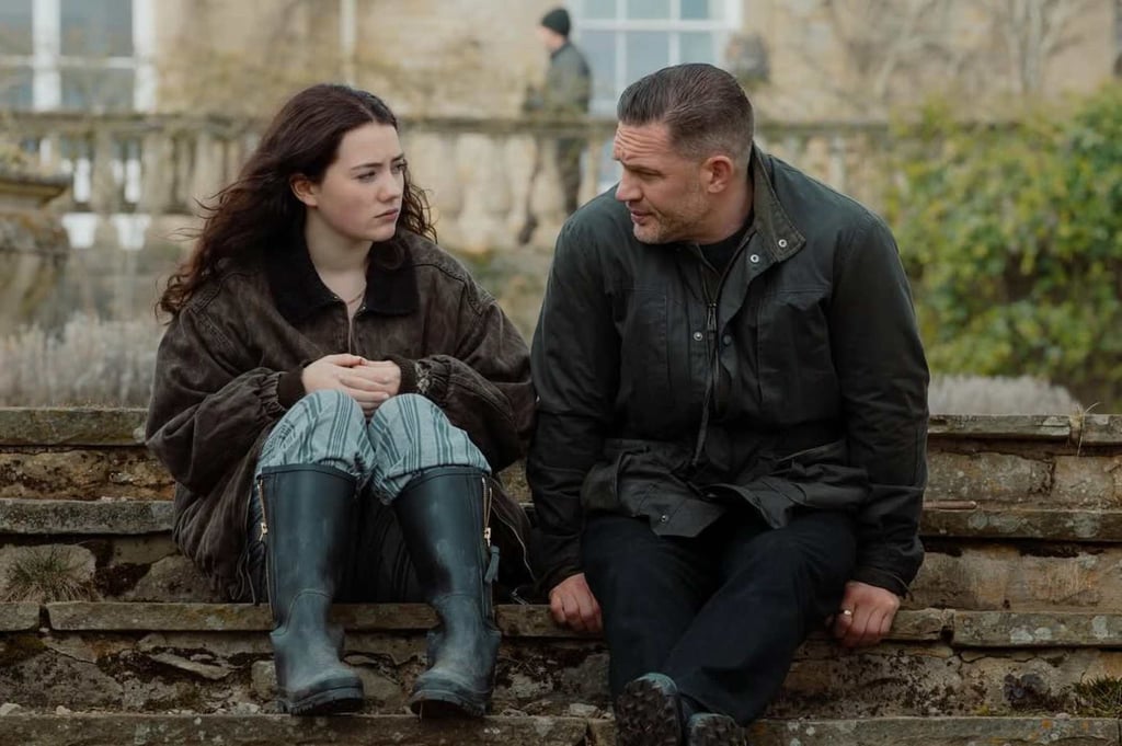 A still from MobLand, starring Teddie Malleson-Allen and Tom Hardy. Photo: @teddieaallen/Instagram A still from MobLand, starring Teddie Malleson-Allen and Tom Hardy. Photo: @teddieaallen/Instagram