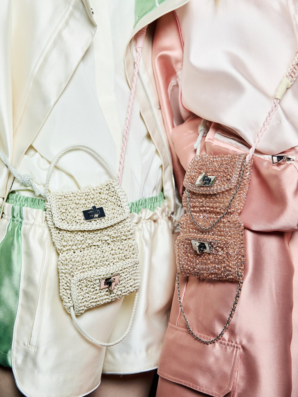 Anteprima’s new “reflection” wire bags take inspiration from Takahiro Iwasaki’s work. Photo: Handout Anteprima’s new “reflection” wire bags take inspiration from Takahiro Iwasaki’s work. Photo: Handout