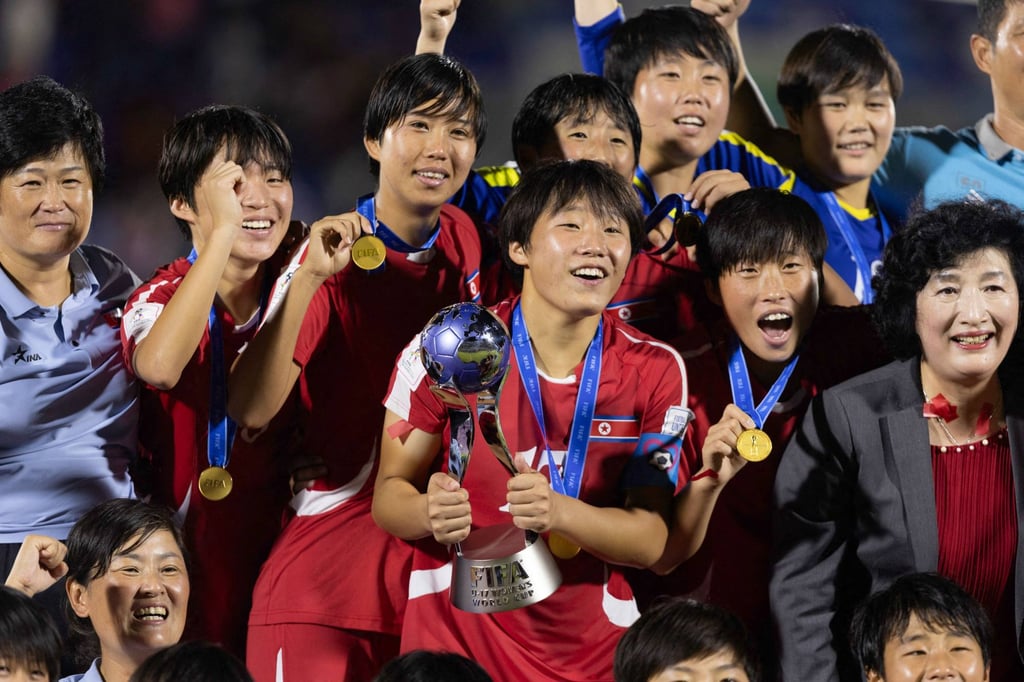 North Korea won the Fifa U-17 Women’s World Cup in 2024, repeating the feat last year. Photo: AFP