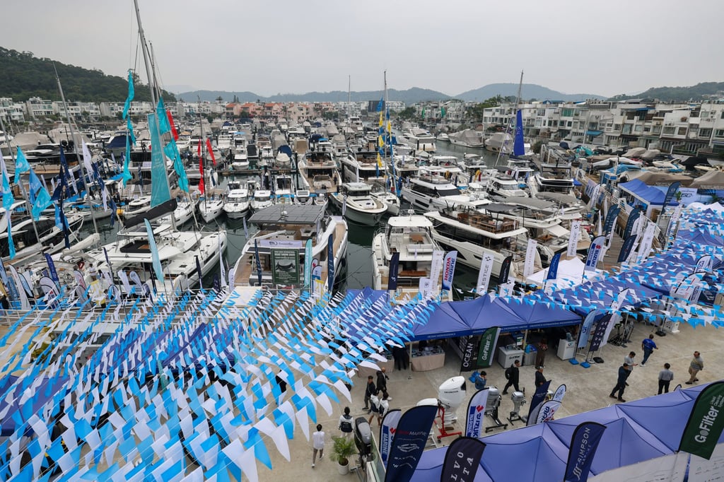 The 2025 Hong Kong International Boat Show at the Club Marina Cove in Sai Kung. Photo: Nora Tam