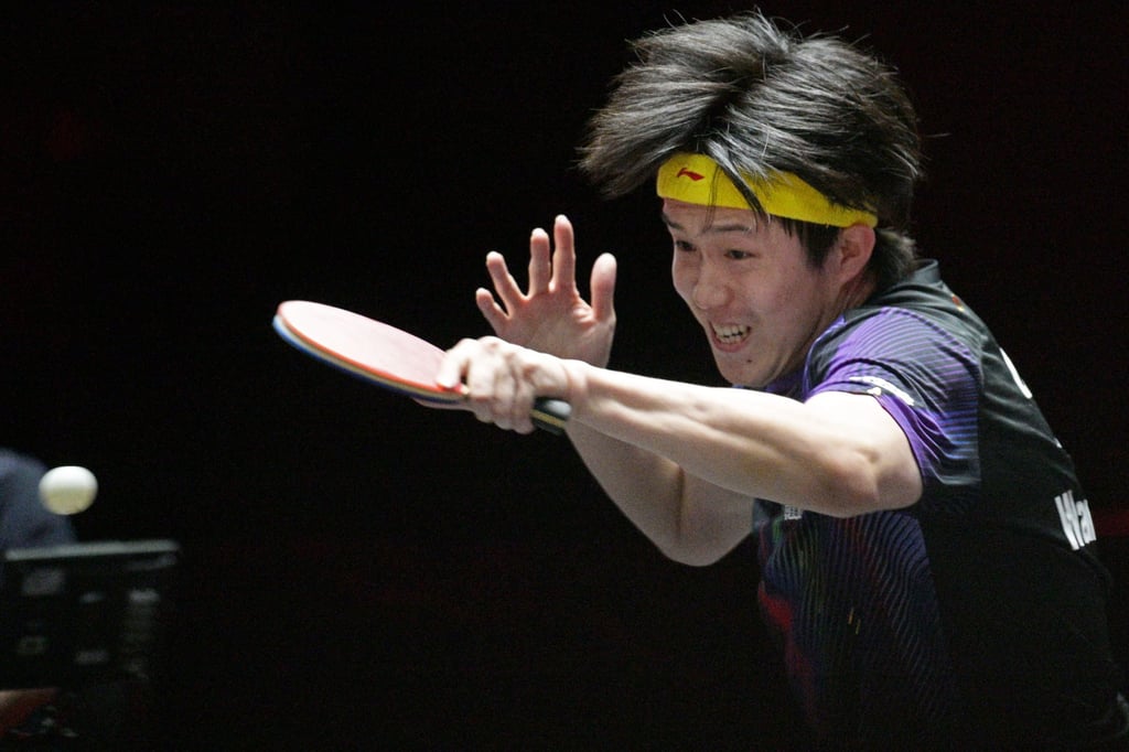 Wang Chuqin was in ruthless form in the final against Lin Yun-ju of Chinese Taipei. Photo: Xinhua