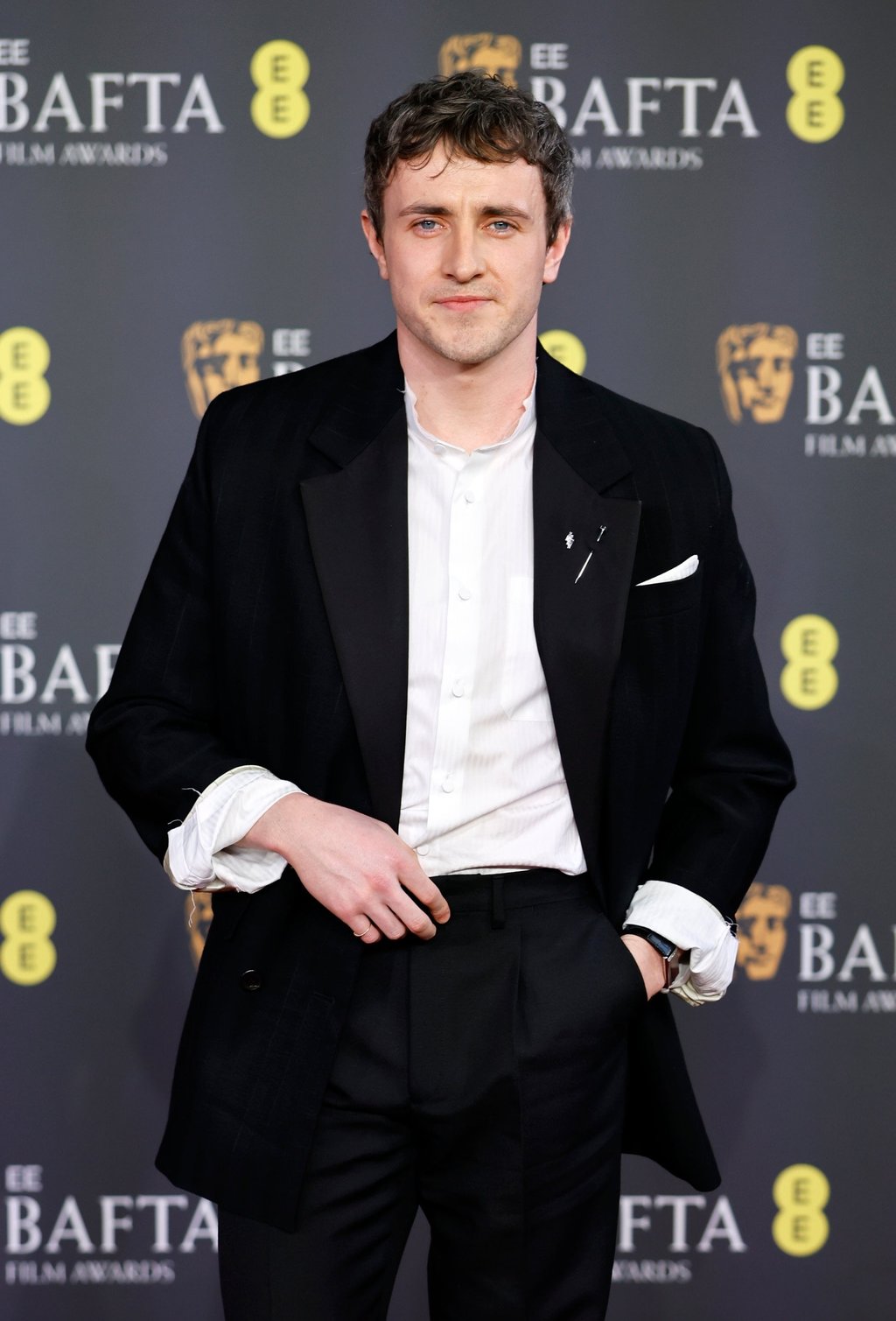 Paul Mescal on the red carpet at the Bafta Film Awards 2026 at the Royal Festival Hall on February 22. Photo: EPA