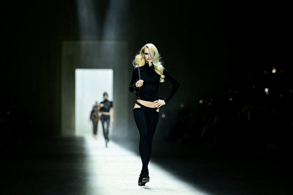 A revealing look with exposed lingerie. Photo: Reuters A revealing look with exposed lingerie. Photo: Reuters