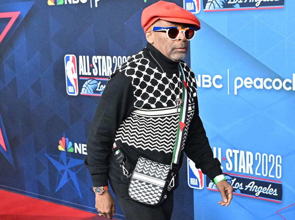 Spike Lee at the 75th NBA All-Star Game at Intuit Dome on February 15. Photo: Getty Images