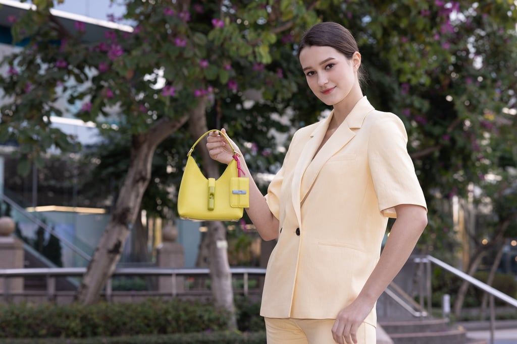 Furla’s Iride mini hobo in Mudec Yellow. Photo: Handout