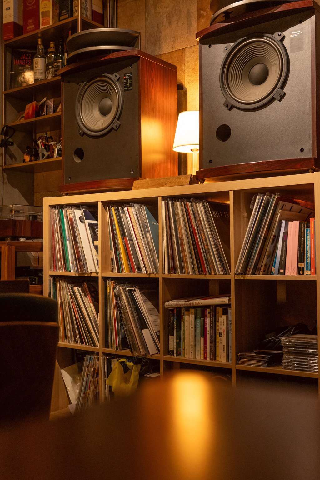 At Coda, music is played through decades-old Technics speakers. Photo: Coda