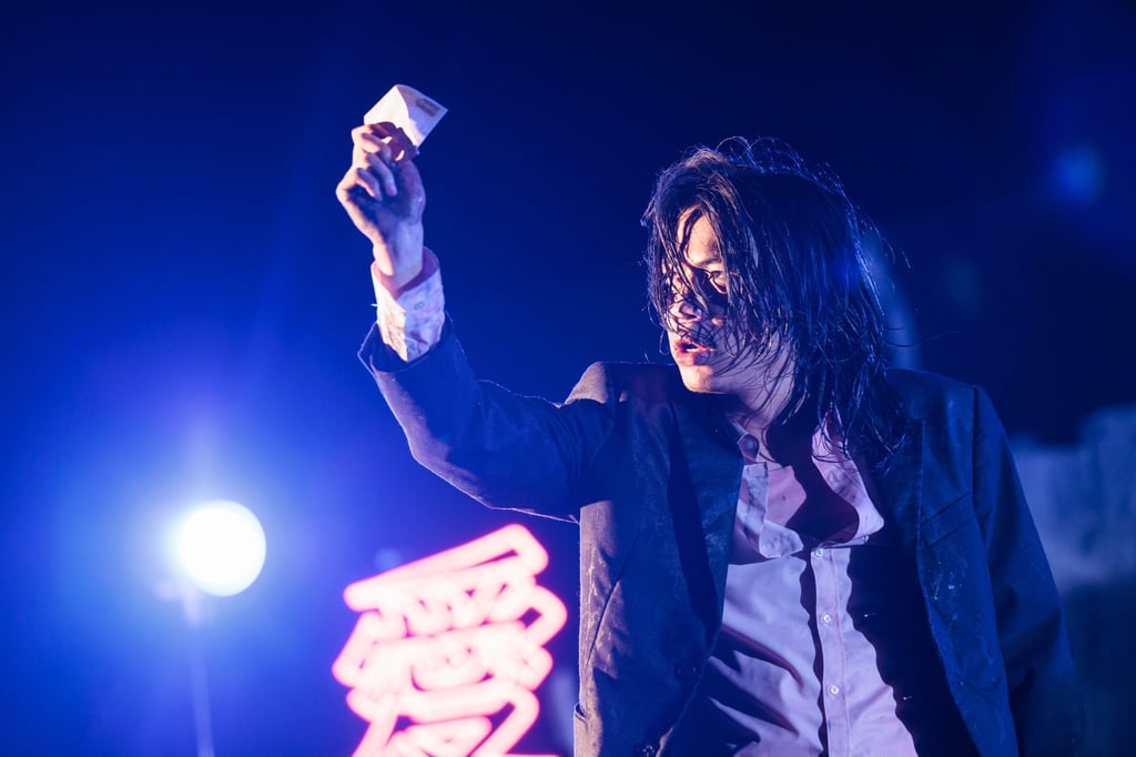 Yeung Hop-to in The Drunkard at the Hong Kong Cultural Centre’s Studio Theatre. Photo: Eric Hong Yeung Hop-to in The Drunkard at the Hong Kong Cultural Centre’s Studio Theatre. Photo: Eric Hong