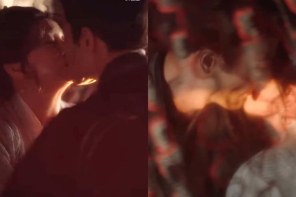 The most controversial scene features Liu’s character, rescued from a dungeon by King Jing, portrayed by 45-year-old Jin Jia, sharing a passionate kiss. Photo: Handout