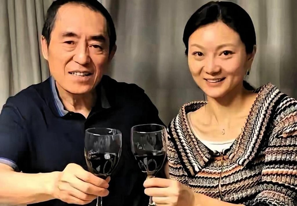 Zhang Yimou and Chen Ting make a toast together. They first met in 1999. Photo: Handout