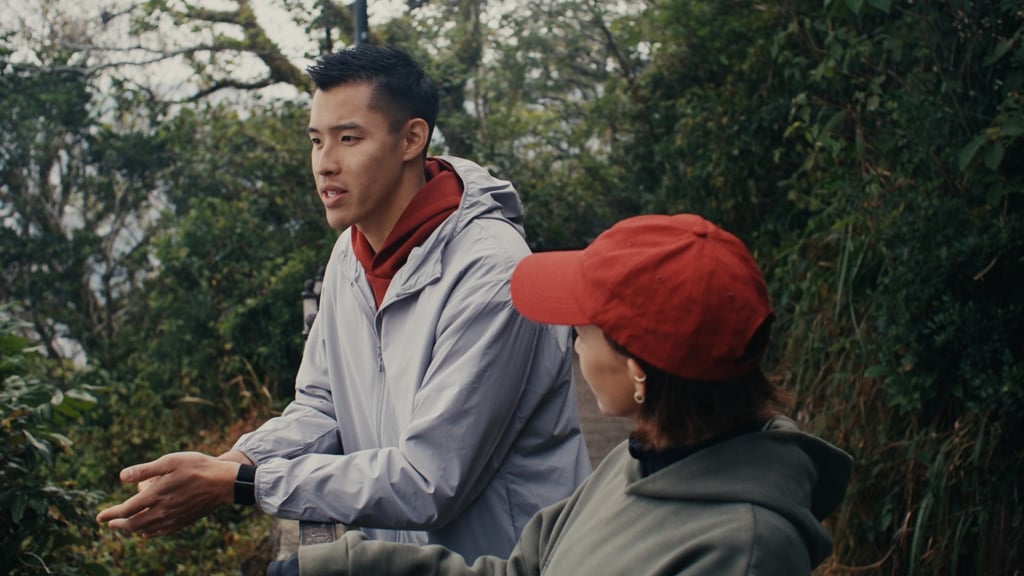 Ho and Tang-Owen continue their conversation about health and wellness while on a scenic walk up to The Peak.