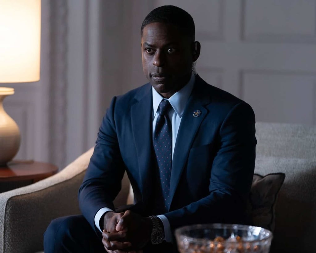 Paradise, starring Sterling K. Brown, is streaming on Hulu. Photo: @paradiseonhulu/Instagram