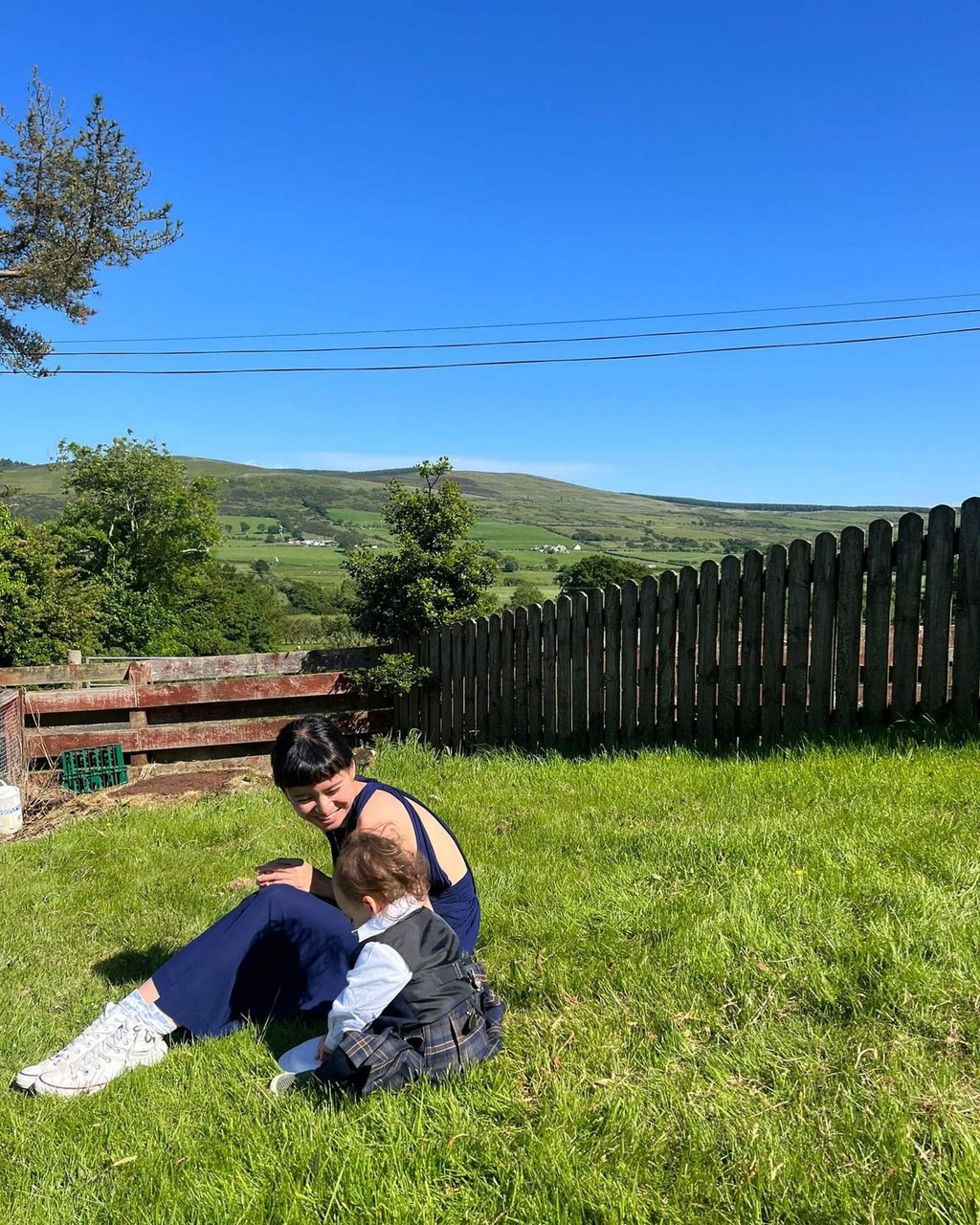 In June 2024, Katie Leung posted a photo of herself and her baby boy, captioned “My world”, on Instagram. Photo: Instagram/_katieleung_