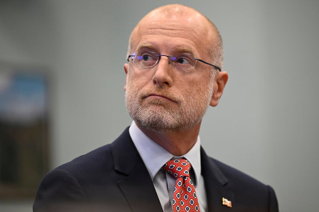 FCC Chairman Brendan Carr testifies before the House Appropriations Subcommittee on Financial Services and General Government in Washington in May 2025. Photo: TNS