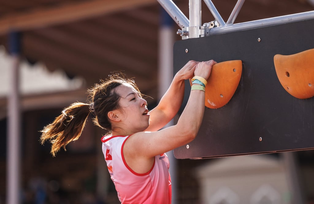 Summer Wong Man-ting competing at the OCR World Championships in Sweden last year. Photo: Handout