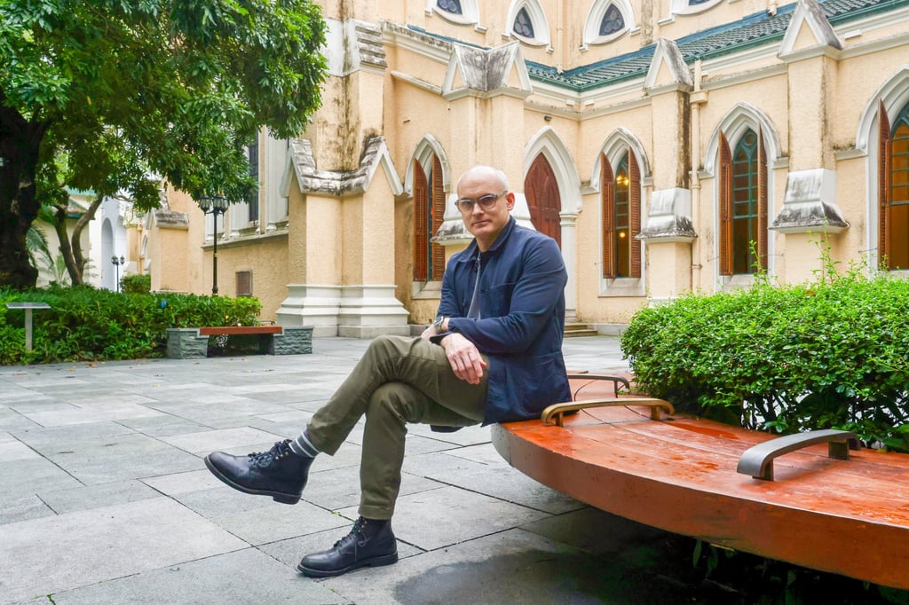Diaz spoke to the SCMP during a walk around Central, Hong Kong. It was his first visit to the city. Photo: Jonathan Wong