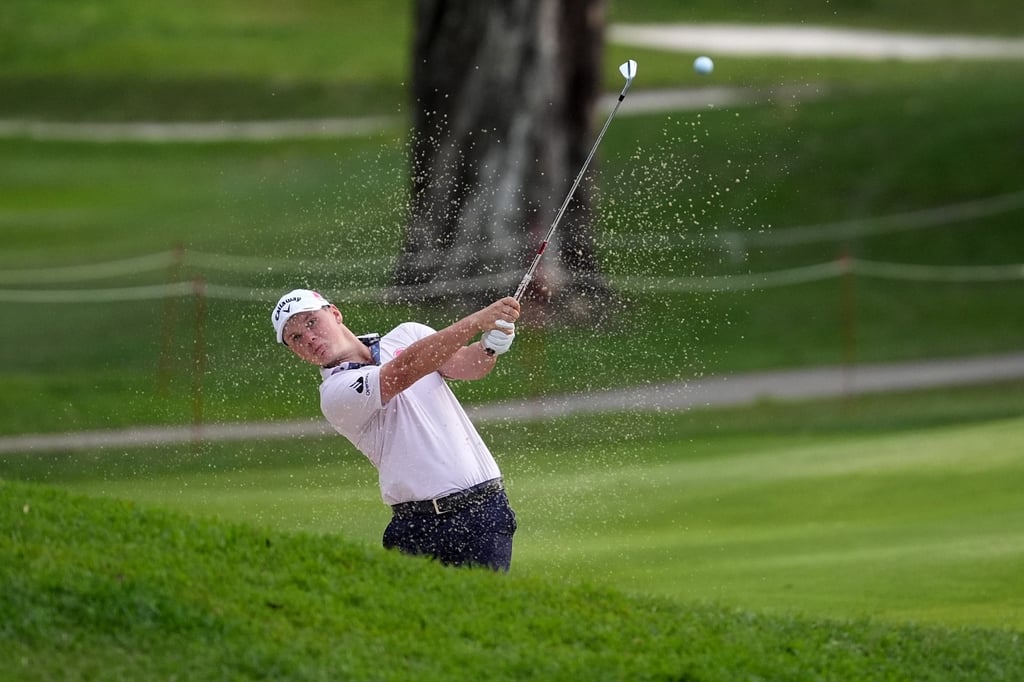 Caleb Surratt recovered from a poor first round to post a 65 on Saturday. Photo: Elson Li