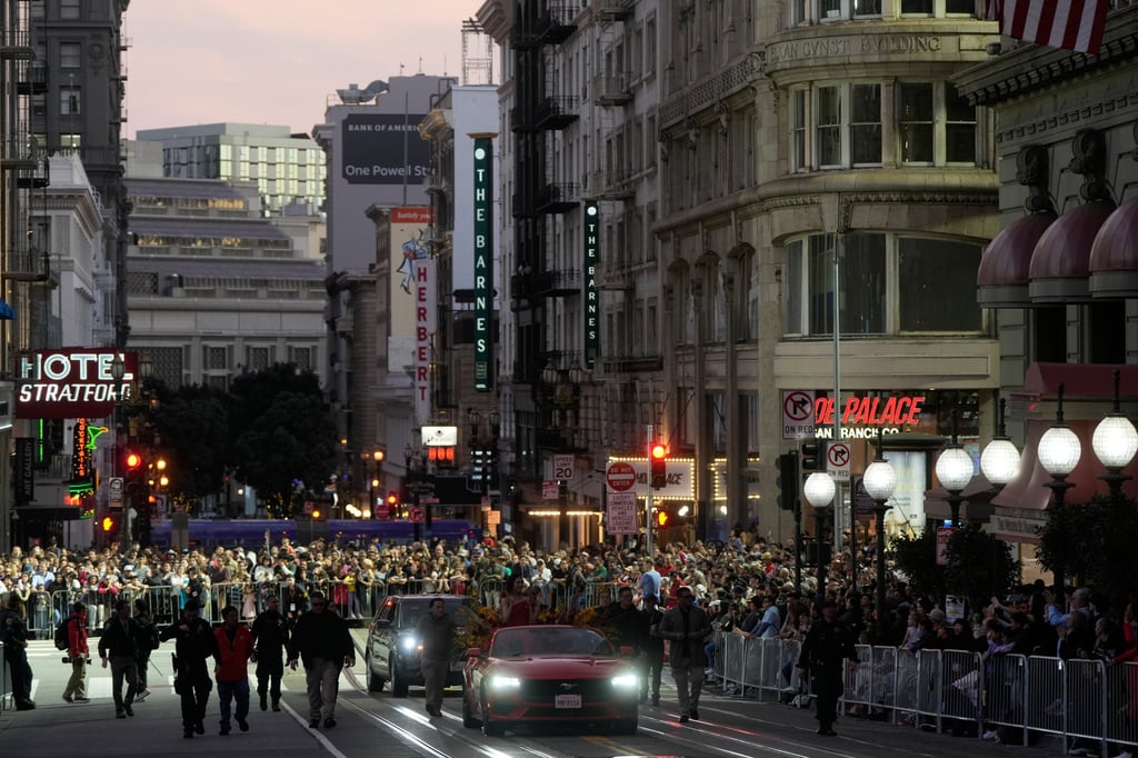 The Chinese New Year Parade in San Francisco. Photo: AP