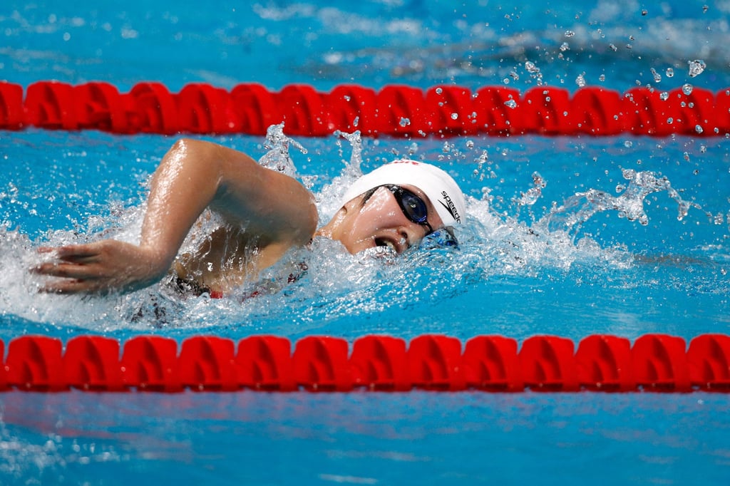 Li Bingjie won silver in the 800m freestyle at 2017 World Championships with an Asian record. Photo: Getty Images Li Bingjie won silver in the 800m freestyle at 2017 World Championships with an Asian record. Photo: Getty Images
