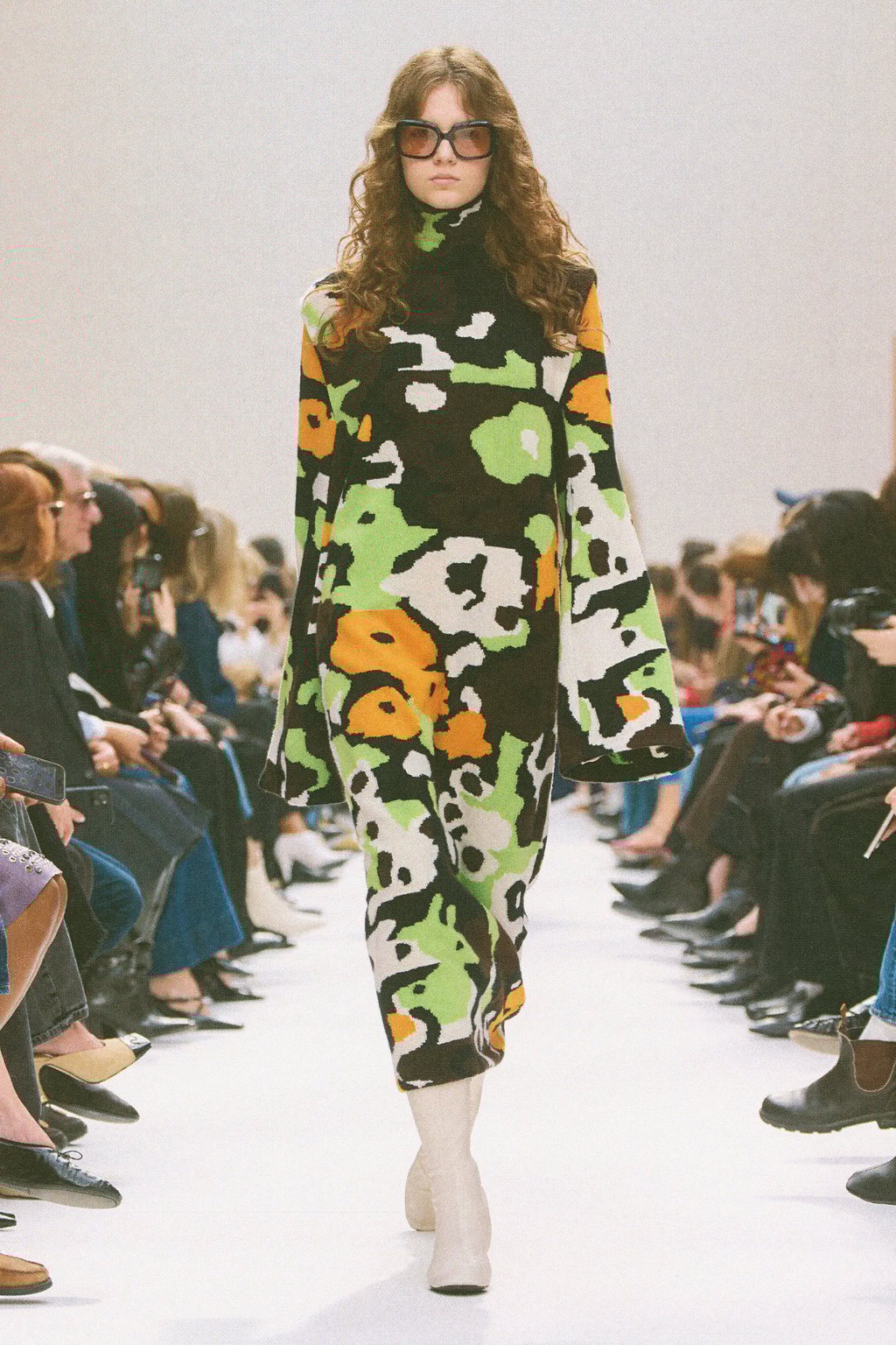 The only print in the show was this floral abstract one. Photo: Handout