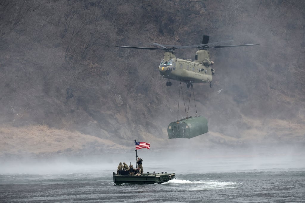 US forces during Freedom Shield in 2025. Photo: Reuters US forces during Freedom Shield in 2025. Photo: Reuters