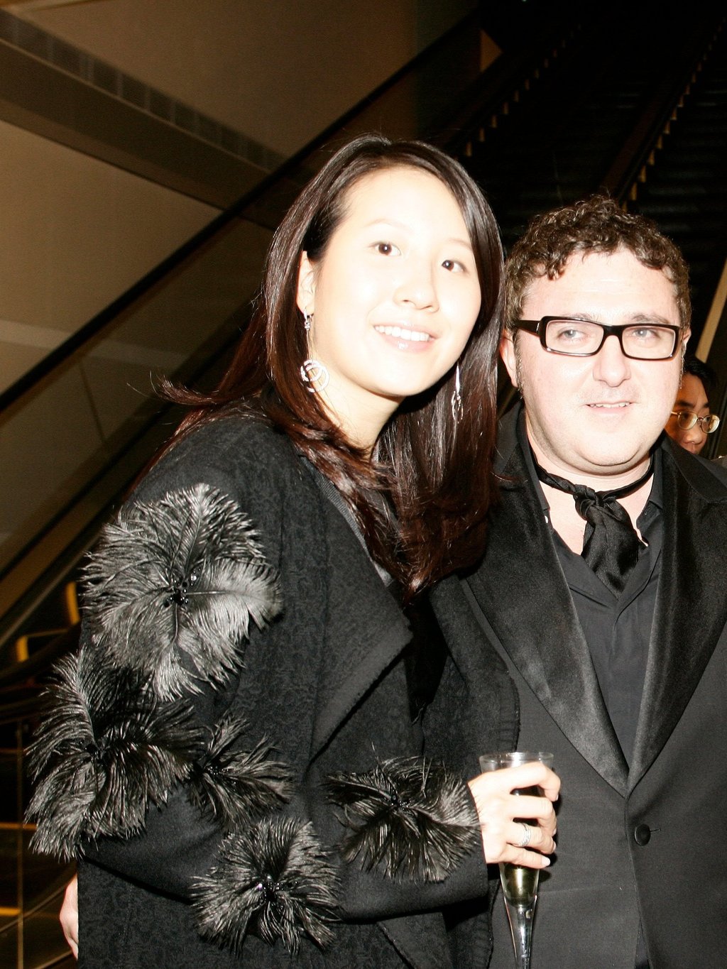 Jennifer with the late Alber Elbaz, creative director of Lanvin from 2001-2015, at the Lane Crawford IFC launch. Photo: Handout