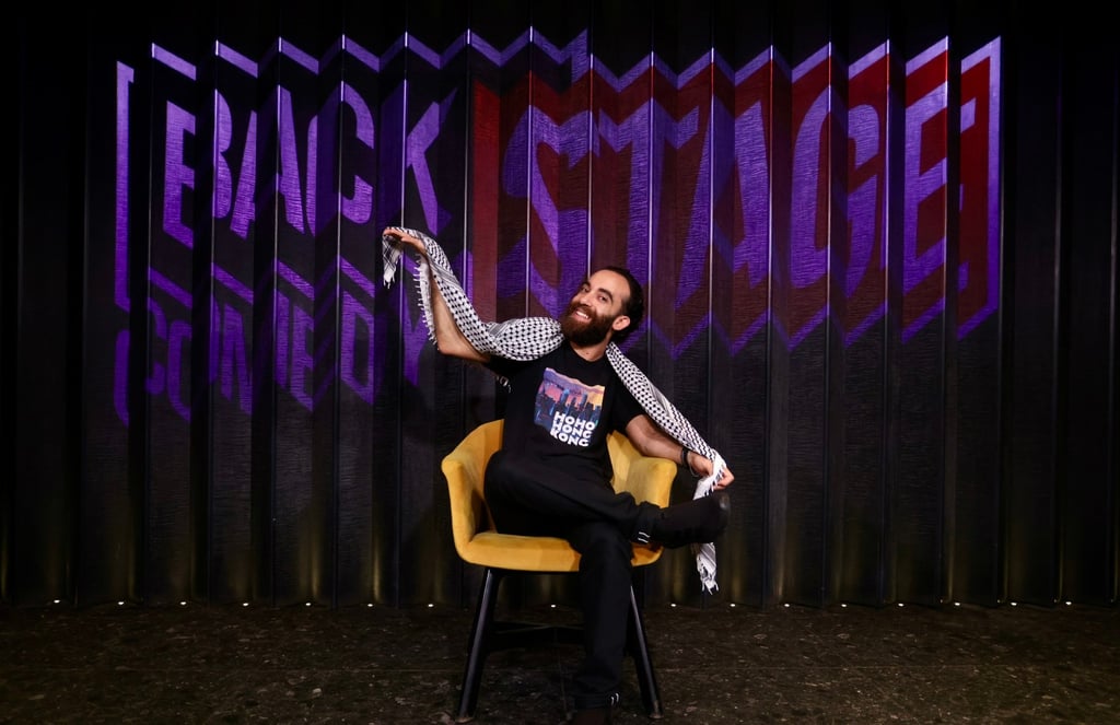 Mohammed Magdi, founder of Backstage Comedy, in Hong Kong. Photo: Jonathan Wong