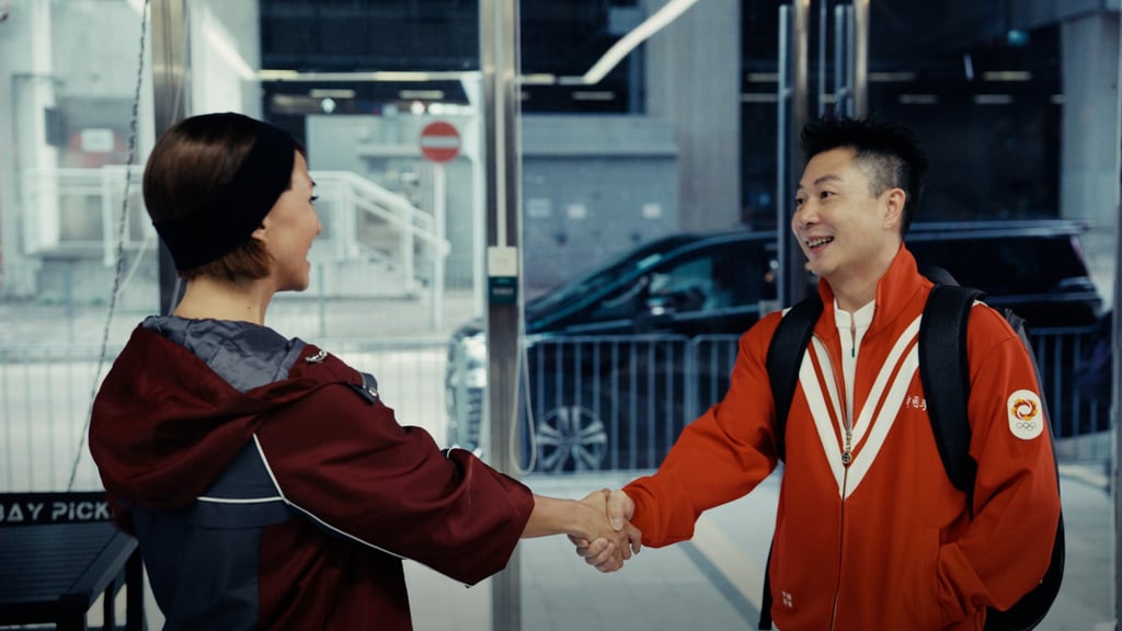 In addition to chatting about legacy and life lessons to pass on to the next generation, Victoria Tang-Owen (left) and Olympic gymnastics champion Li Xiaopeng also played a game of pickleball. In addition to chatting about legacy and life lessons to pass on to the next generation, Victoria Tang-Owen (left) and Olympic gymnastics champion Li Xiaopeng also played a game of pickleball.