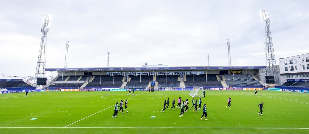Bodo Glimt players training at their 8,200-capacity Aspmyra Stadium. Photo: EPA Bodo Glimt players training at their 8,200-capacity Aspmyra Stadium. Photo: EPA