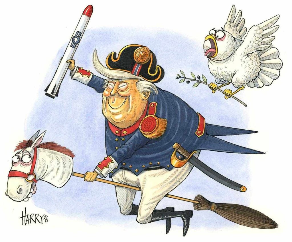 SCMP political cartoonist Harry Harrison's new Year of the Horse