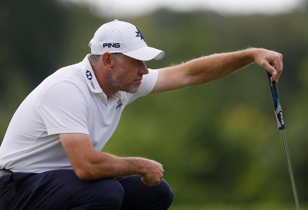 Majesticks GC’s Lee Westwood is still recovering from tearing tendons in his wrist. Photo: Reuters