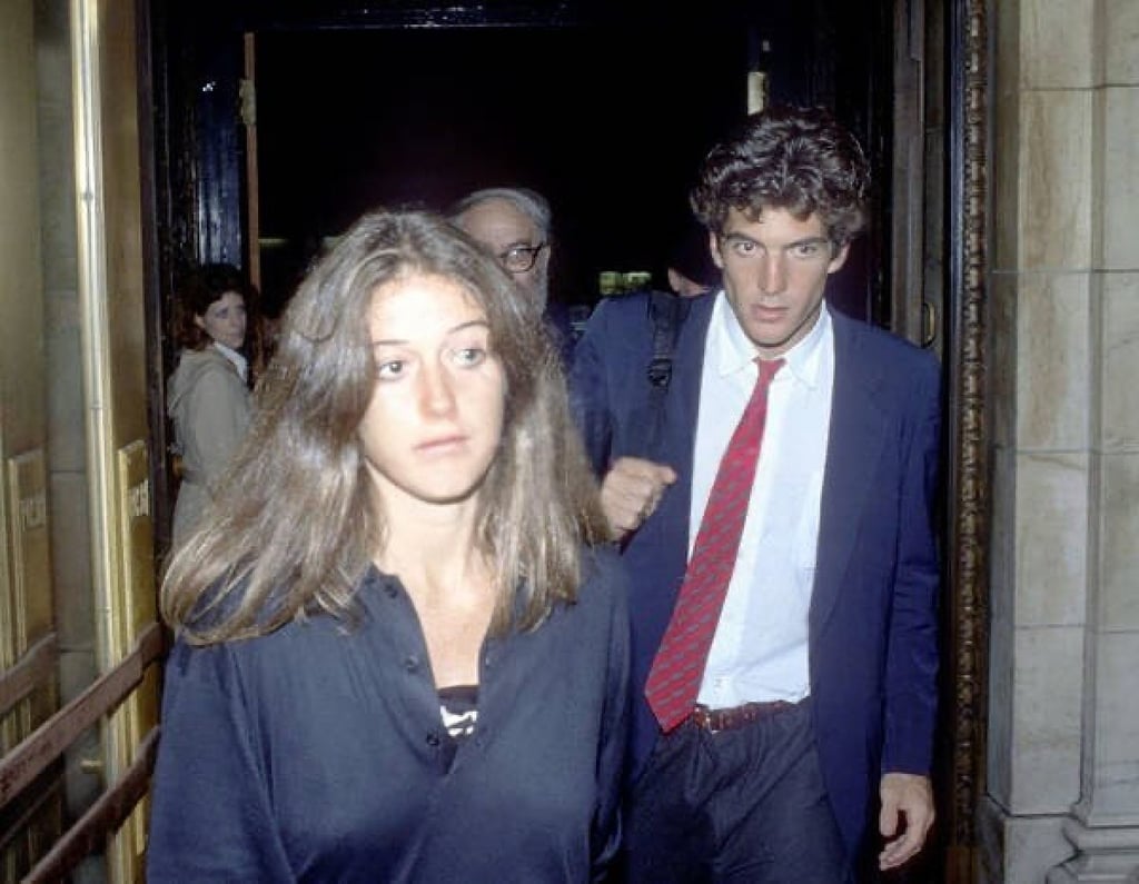 John F. Kennedy Jr in New York, in 1985, with Sally Munro. Photo: @jfkjrpage/Instagram