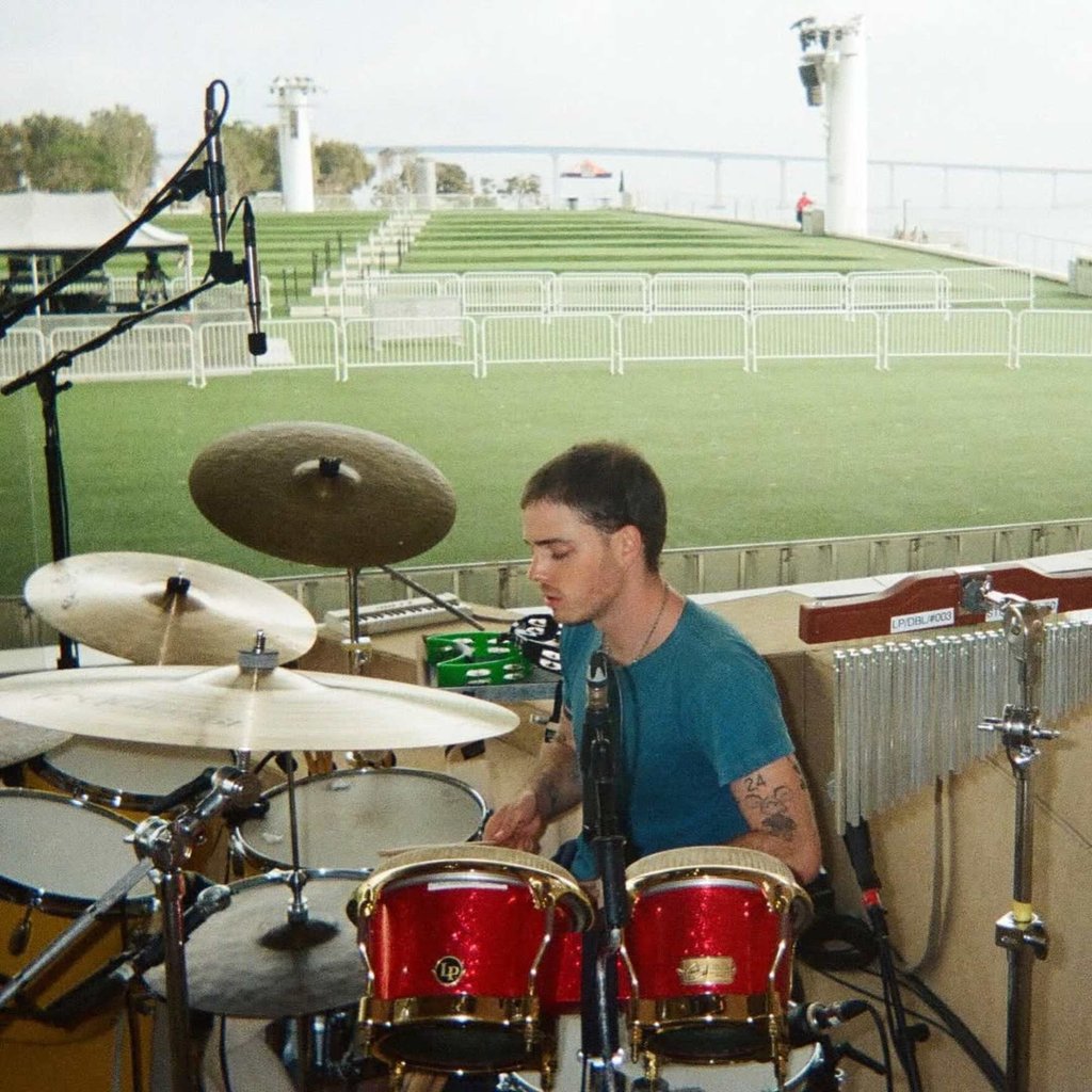 Eddie Burns started playing the drums when he was just six. Photo: @eddieburns/Instagram Eddie Burns started playing the drums when he was just six. Photo: @eddieburns/Instagram