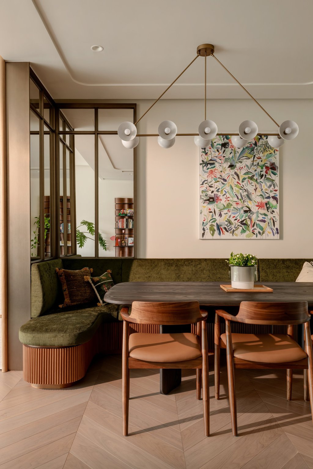 The dining area. Photo: Steven Ko