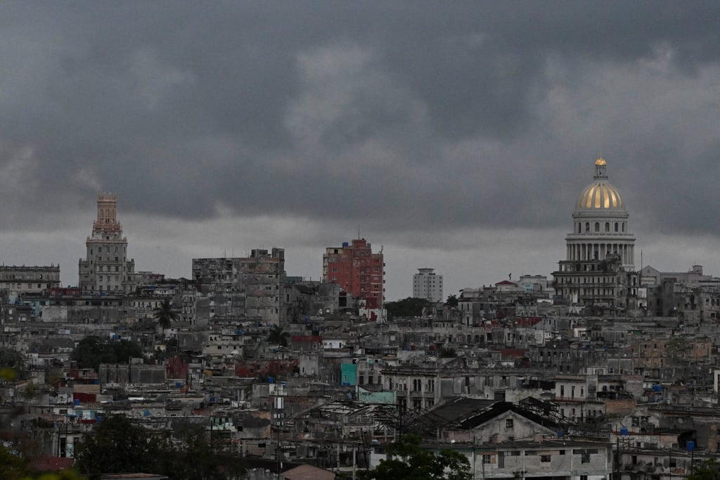 Havana as power was being restored on Tuesday. Photo: Reuters