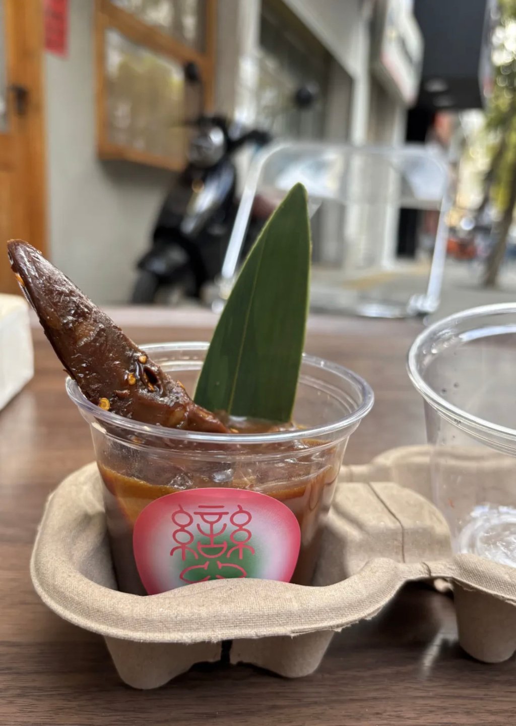 Elsewhere in China caffeine lovers can indulge in a brew which includes a duck’s head, above. Photo: mp.weixin.qq.com