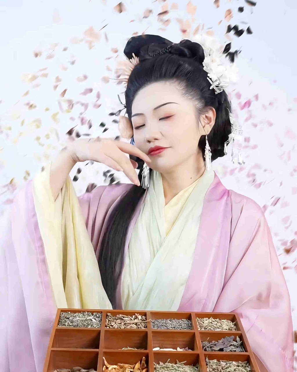 The consumption of herbs such as those above was also seen as a way of achieving the desired body shape. Photo: Handout