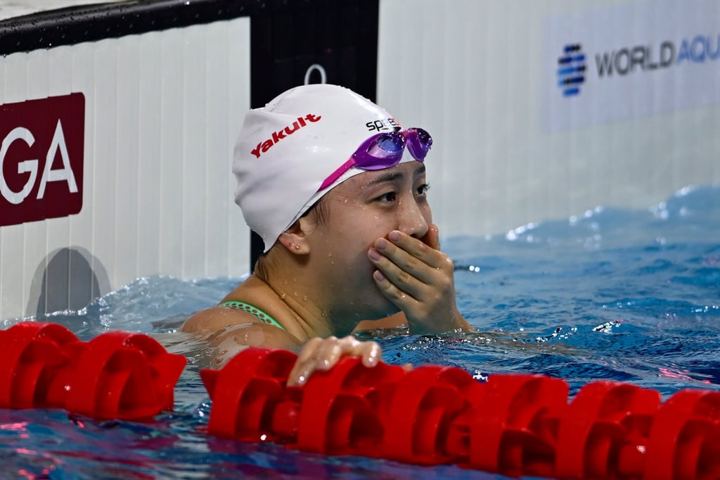 China’s Tang Qianting said she “wasn’t really prepared” for her record times. Photo: AP China’s Tang Qianting said she “wasn’t really prepared” for her record times. Photo: AP