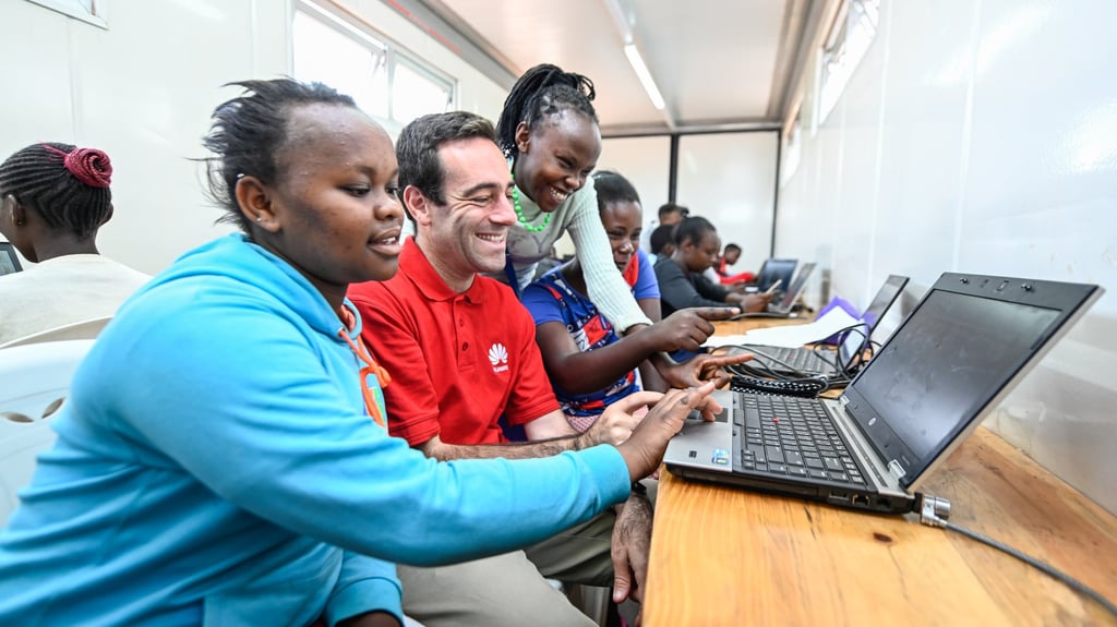 Huawei’s DigiTruck project, first launched in Kenya, forms part of its “Skills on Wheels” programme, which aims to help underserved communities access digital education.