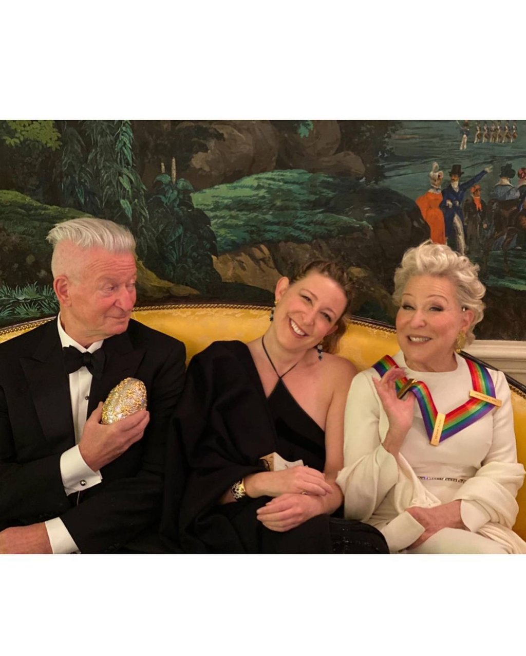 Sophie von Haselberg with her parents Bette Midler and Martin von Haselberg. Photo: @bettemidler/Instagram Sophie von Haselberg with her parents Bette Midler and Martin von Haselberg. Photo: @bettemidler/Instagram