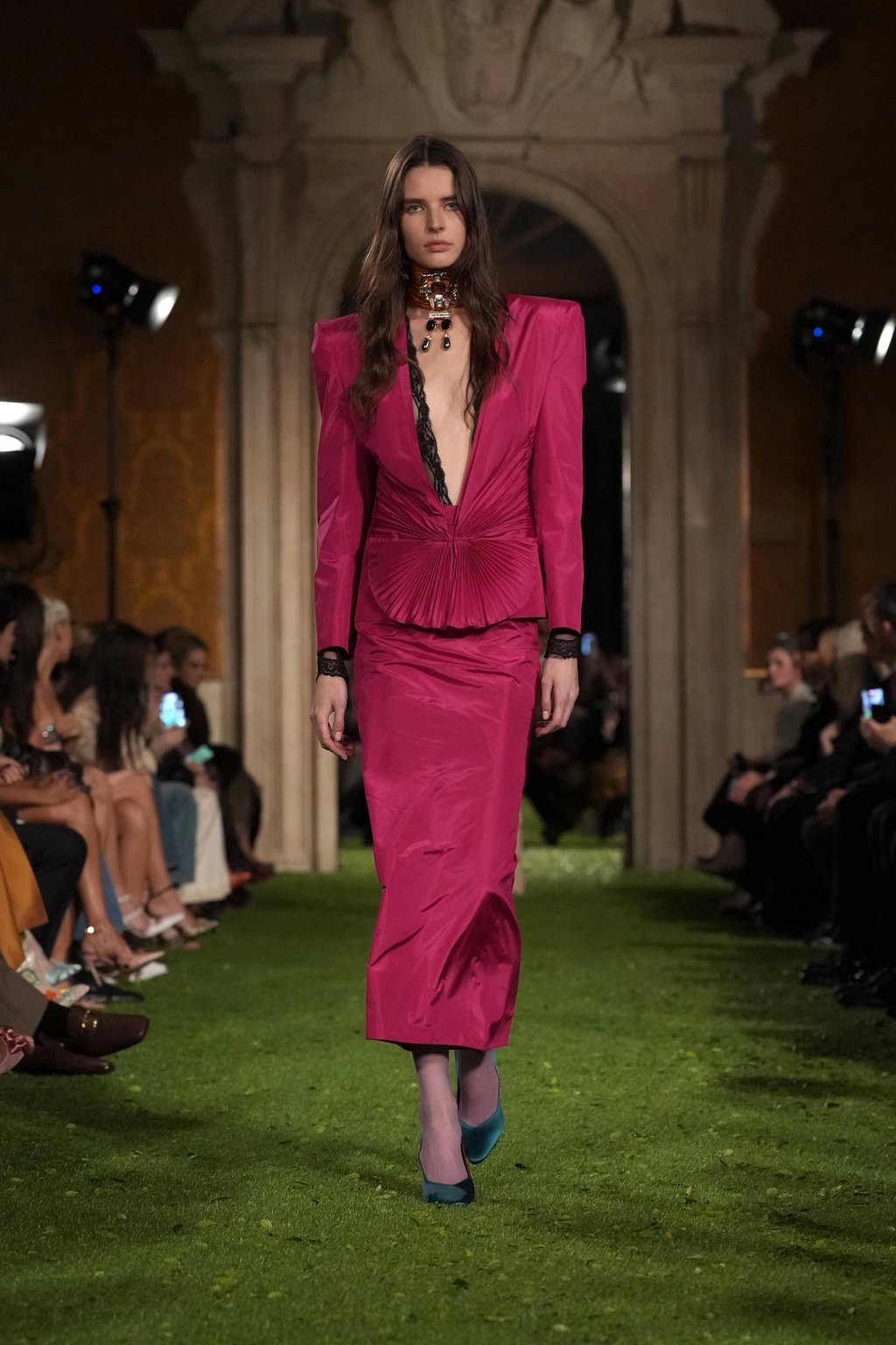 Valentino’s fall/winter 2026 show was held at Palazzo Barberini in Rome. Photo: Handout