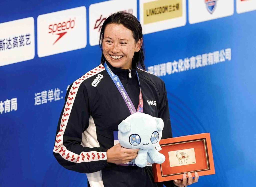 Siobhan Haughey also won silver in the 200m freestyle. Photo: Booklet