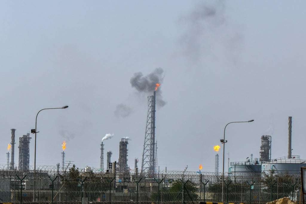 Mina Al-Ahmadi refinery in Kuwait on Friday. Photo: AP