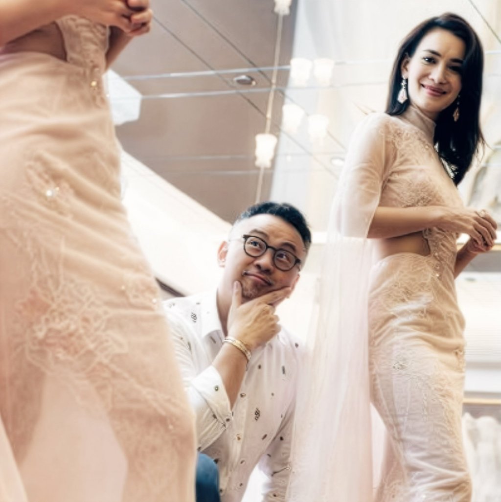 Celina Jade dressed by Barney Cheng in 2018. Photo: Handout