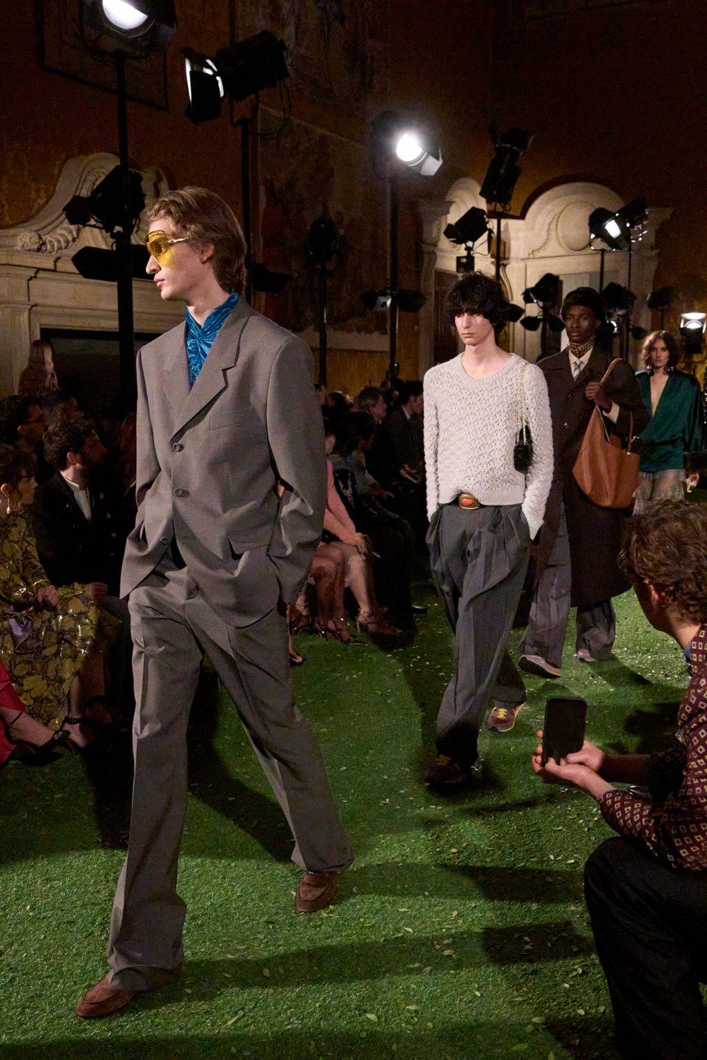 Tailored menswear was part of the Valentino fall/winter 2026 collection. Photo: Handout