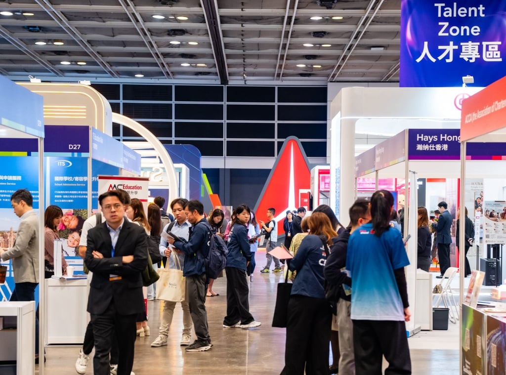The CareerConnect Expo’s five themed zones showcased Hong Kong’s strengths in education, technology and talent and offered support services to help people develop their careers in the city.