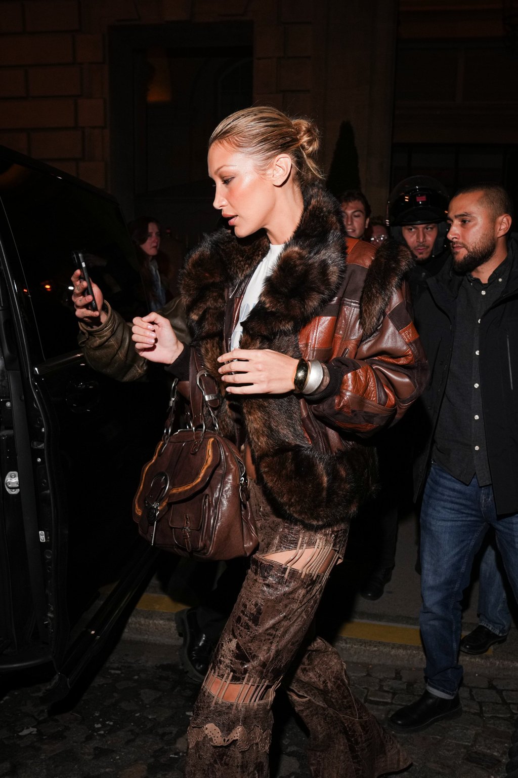 Bella Hadid rocked a rare vintage Dior Gaucho Saddle bag at Paris Fashion Week, in September 2025. Photo: Getty Images Bella Hadid rocked a rare vintage Dior Gaucho Saddle bag at Paris Fashion Week, in September 2025. Photo: Getty Images